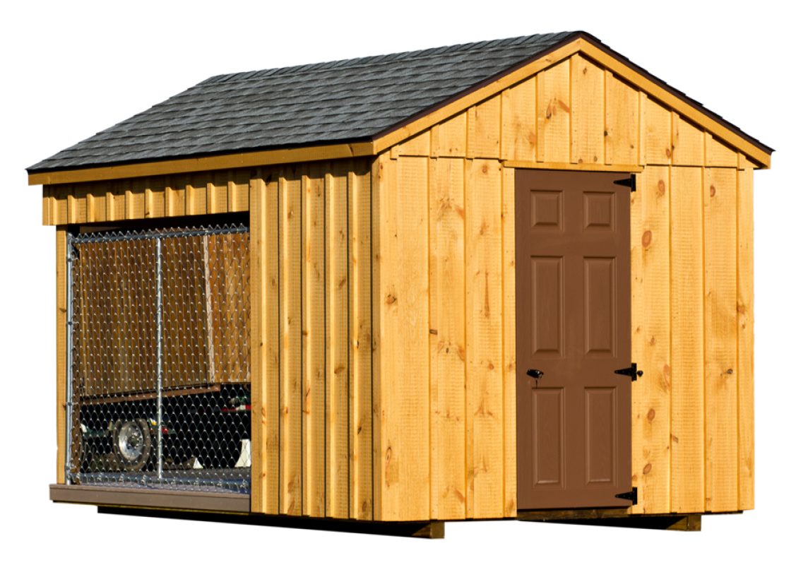 8x12 trad kennel bb back