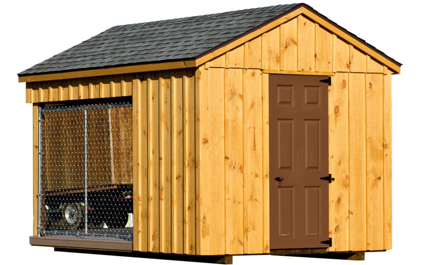 8x12 trad kennel bb back