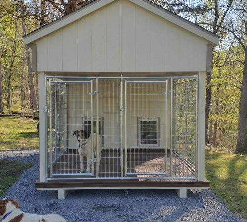 8x16 kennel exterior runs